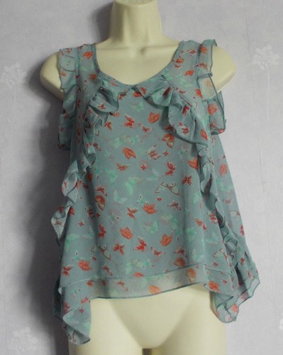 New ladies blue butterflies - blue,