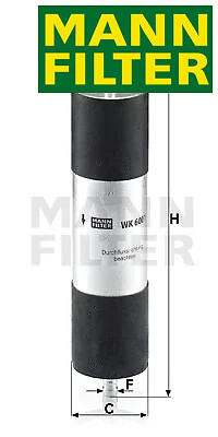Fuel filter 6001 - fuel, wk