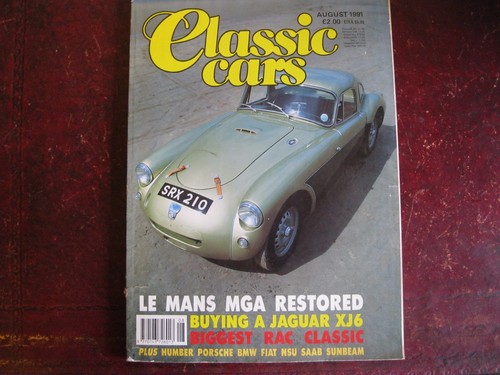 Classic cars august 1991 - classic, le