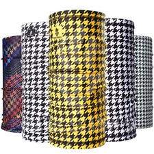 Houndstooth Motorcycle Neck Warmer Snood Bike Ski Neck Tube Scarf Mask Balaclava