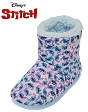 DISNEY STITCH GIRLS BOOTIE SLIPPERS OFFICIAL CHARACTER SLIPPERS UK SIZE 9-2