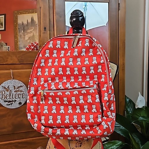 Marc tetro red backpack white - marc,