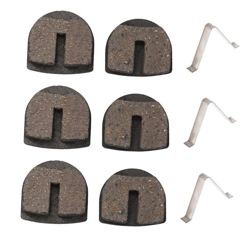 Rounded front rear - front, pads
