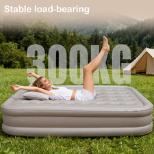High Raised Inflatable Air Bed Mattress Airbed With Builtin Electric Pump