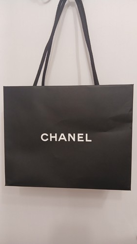 Authentic chanel black paper - ,