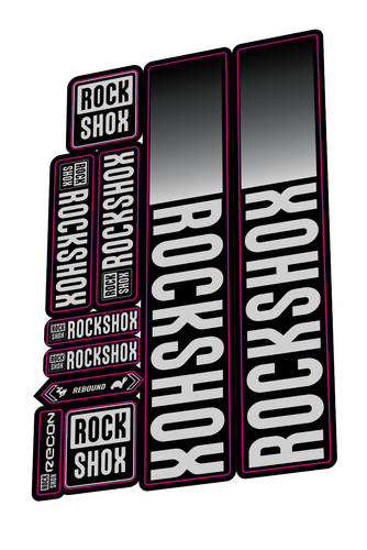 Rockshox recon fork - rockshox, decal