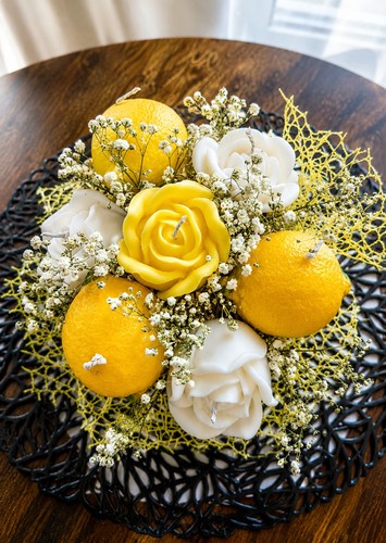 Handmade wax flower - wax, bouquet