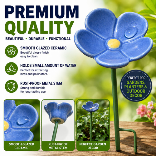 3pcs flower shaped bee feeder - bee,