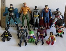 DC Toys Bundle - Toy Figures Superman Batman Joker Aquaman Wonder Woman Joker