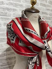 Chiffon vintage silk scarf