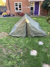 British Army Vintage Tent Bag 2 Man Bivi Tent