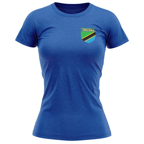 Tanzania badge womens - badge, t