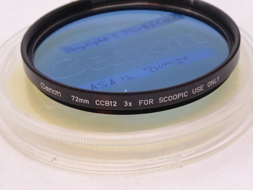 Canon 72mm blue ccb12 - blue,