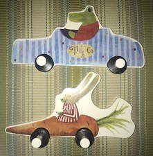 IKEA FABLER, KIDS COAT HOOKS, RABBIT IN CARROT CAR, ALLIGATOR, KIDS ROOM, NUSERY