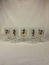 Set of 5 Vintage French Gilt &