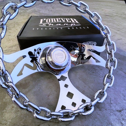 Polished chain steering - 11",