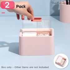 2 Pack Cotton Pad & Bud Holder