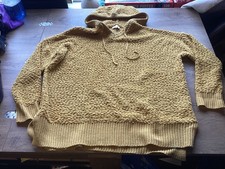 Yellow Apricot hooded jumper size 10