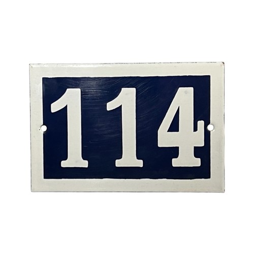 Vintage french enamel - french, door