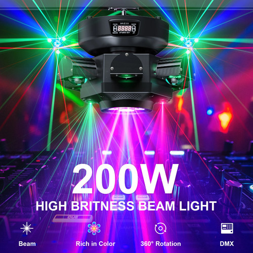 200w rgbw arms rotate - rgbw,