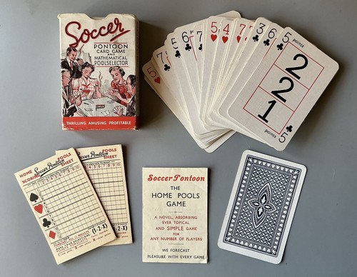 1950s soccer pontoon game - 1950s,