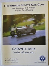 CADWELL PARK 10 Jun 2001