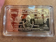 Novelty Gold Bar with No