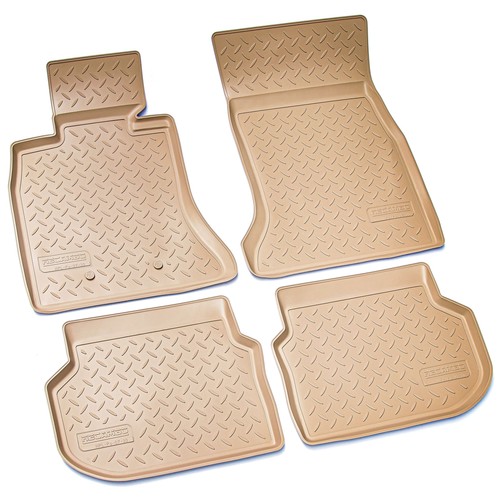 Rubber floor mats fit bmw - rubber,