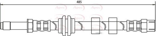 Brake hose volkswagen - volkswagen, golf