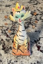 Whimsical Beaded Whisker Cat