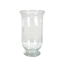 Large Clear Glass Hurricane