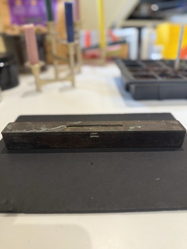 Vintage brass spirit level - brass,