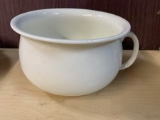 Plain White Chamber Pot
