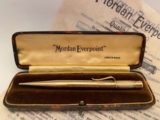 Sampson Mordan Everpoint Centennial 9ct gold hallmarked pencil, 1924, box