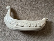 Vintage Hornsea Studio Craft Viking Ship Planter Vase
