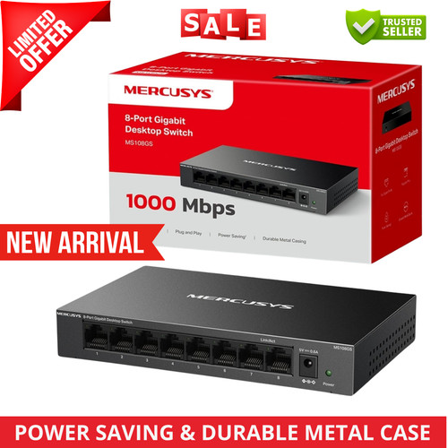 Port gigabit fast ethernet - 8,