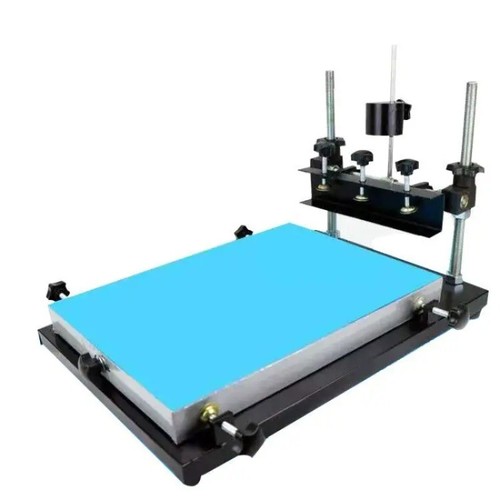 Manual screen printing - screen, table