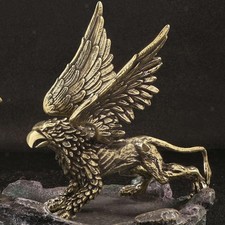 Brass Griffin Sculpture