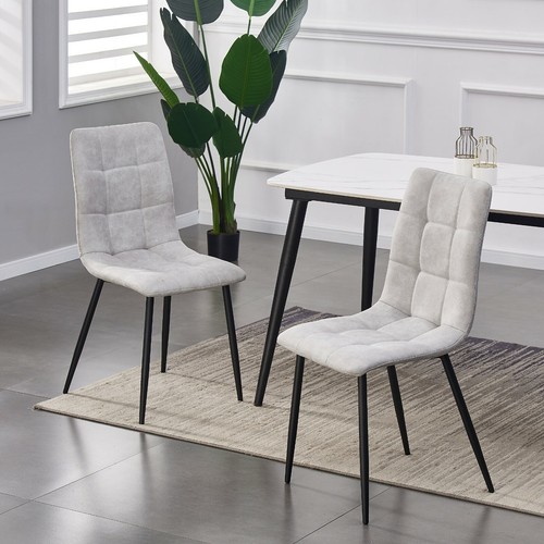Set faux matte suede - of, 2