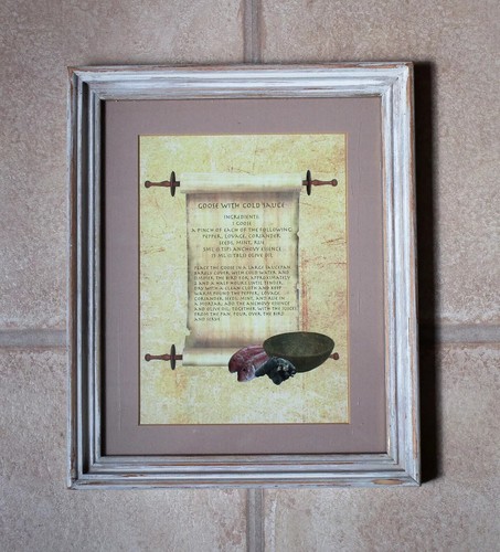 Framed unusual print roman - , of