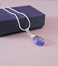 Tanzanite Teardrop Necklace