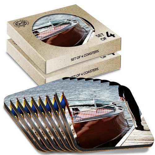 Boxed square coasters - x,