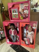 Our Generation deluxe Dolls Bundle - Aryal & Rosalyn & Nahla,s Read/Play Set NEW