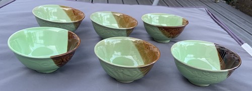 Set japanese celadon - set, glazed