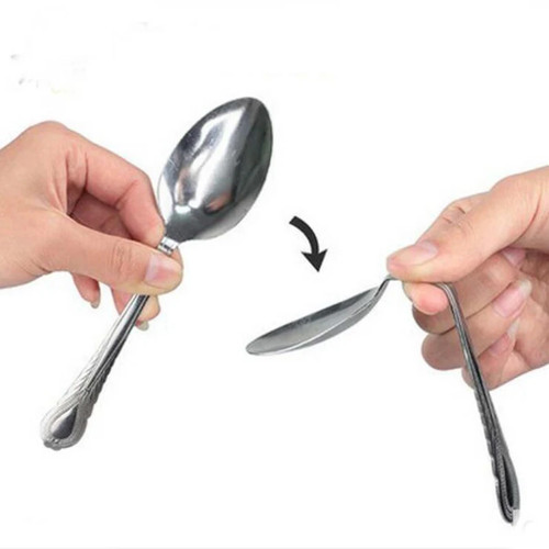 Bend spoon bending - bend, magic