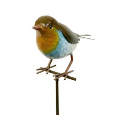 Robin on a Stake Garden