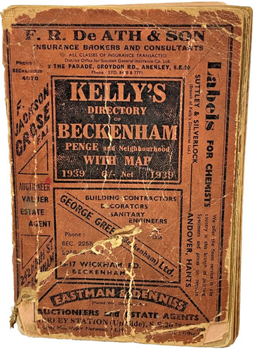 Kellys directory beckenham - directory, of