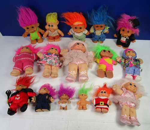 Vintage russ trolls - 16, soft