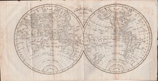 World Map  1834 LITHO PRESS