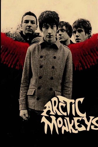Arctic monkeys poster - monkeys, 260gsm